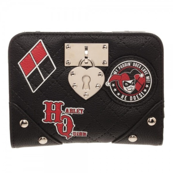 Bioworld DC Comics Harley Quinn Mad Love Handbag Ladies Purse Hand Bag